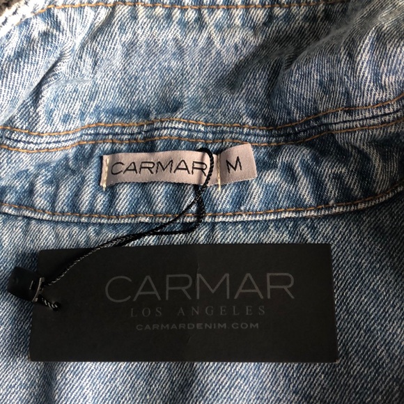 NWT Carmar denim jacket Size M - Picture 3 of 6